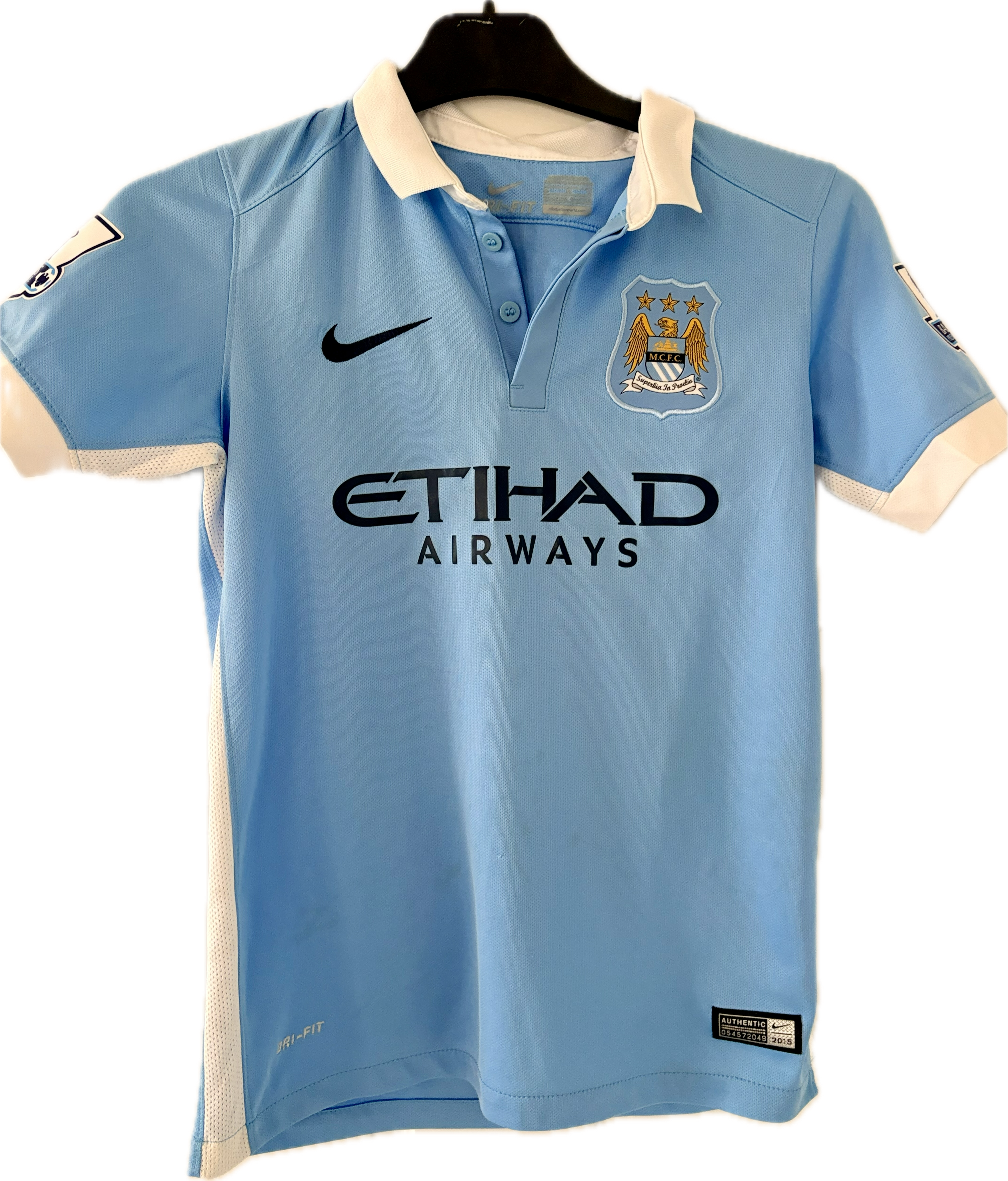 Manchester City fodboldtrøje med Kun Aguero