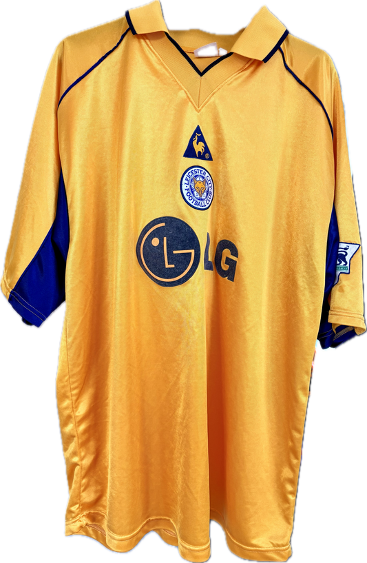 Leicester fodboldtrøje 2001
