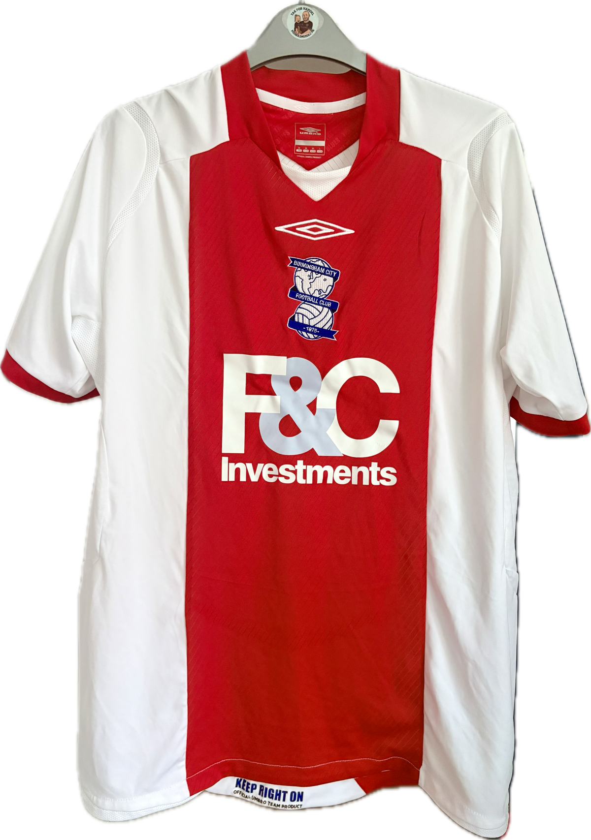 Birmingham fodboldtrøje 2008
