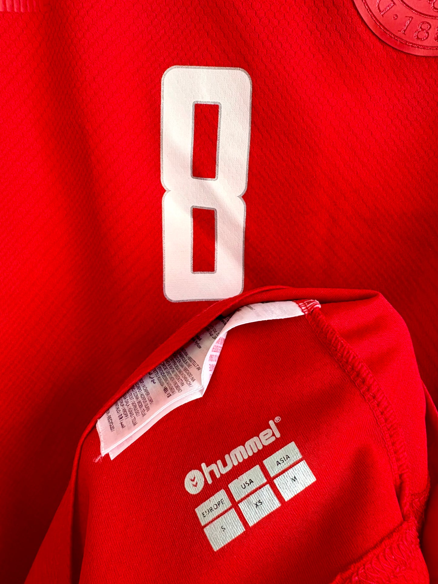 Danmark DBU fodboldtrøje 2022 Delaney 8