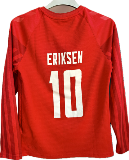 Danmark DBU fodboldtrøje Eriksen 2022 - Fodboldminder.dk