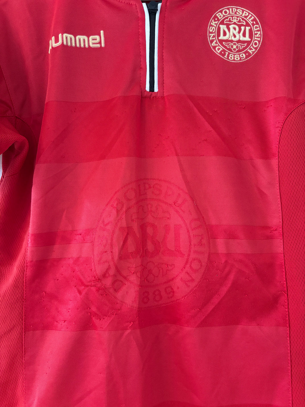 Danmark DBU fodboldtrøje 1998 med Ebbe Sand