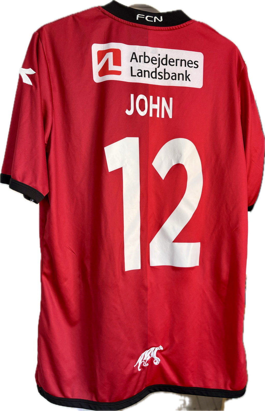 FCN fodboldtrøje med Joshua John 2015
