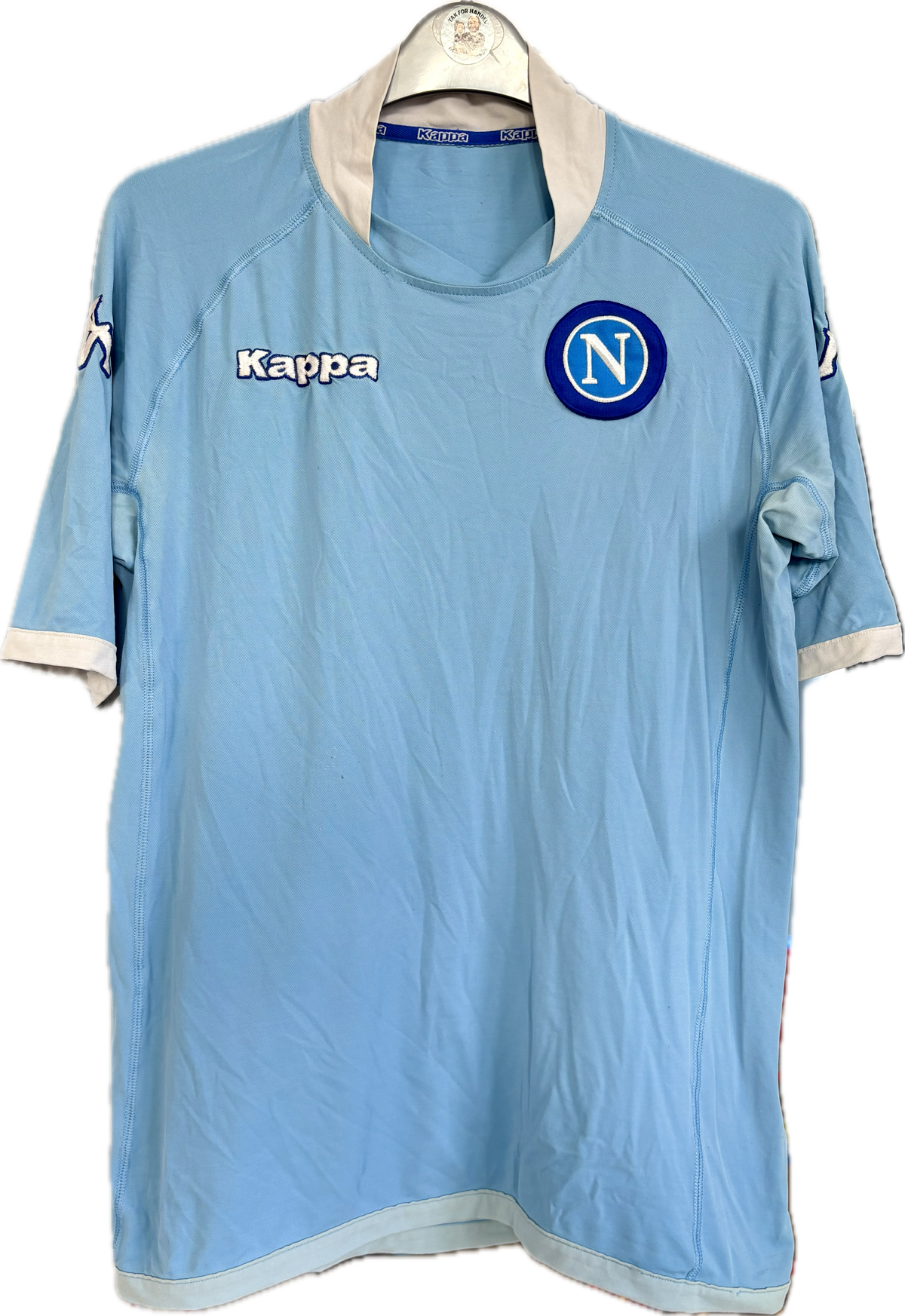 Kappa Napoli fodboldtrøje L lyseblå 2005