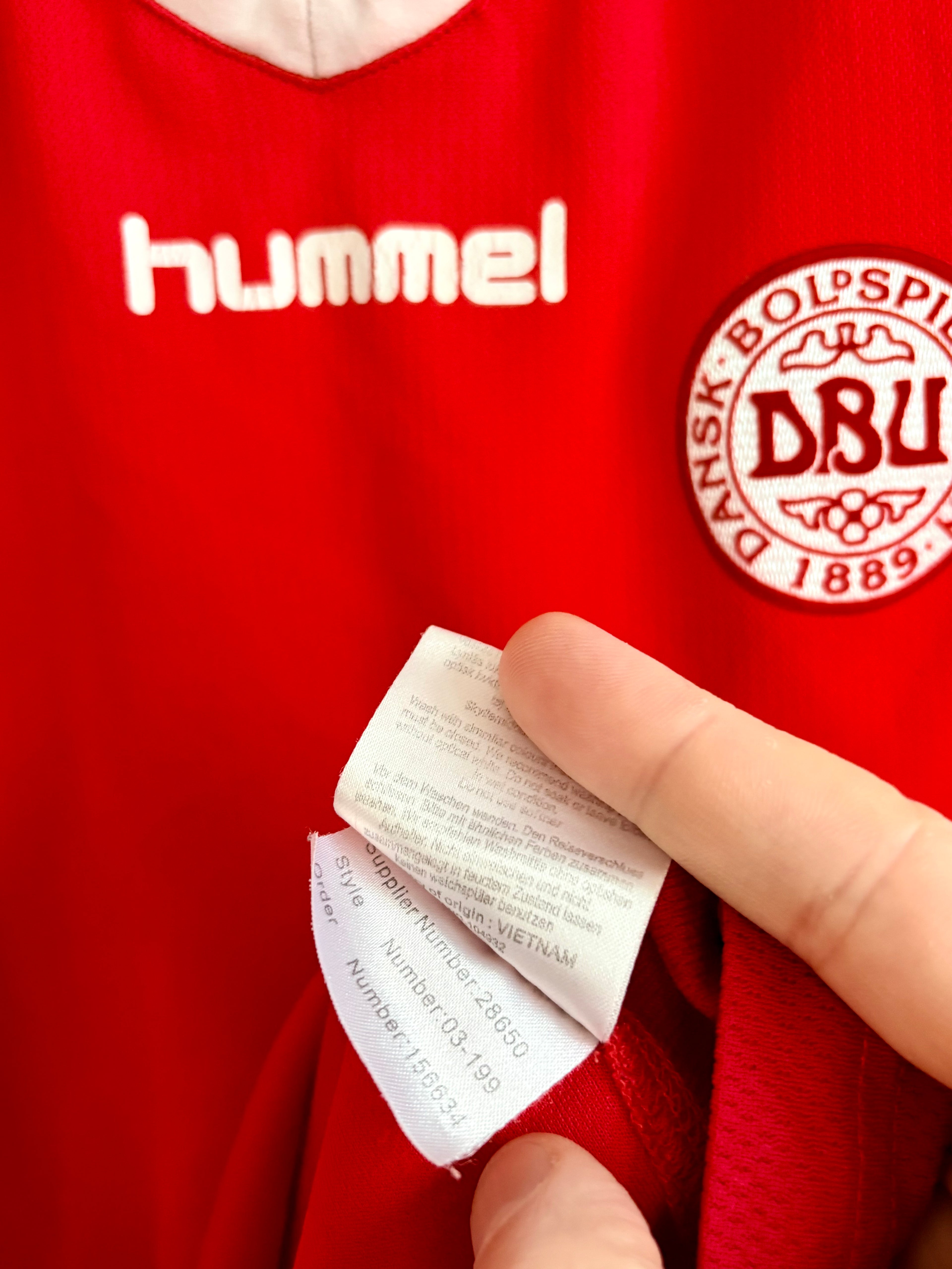 Danmark DBU fodboldtrøje 2003