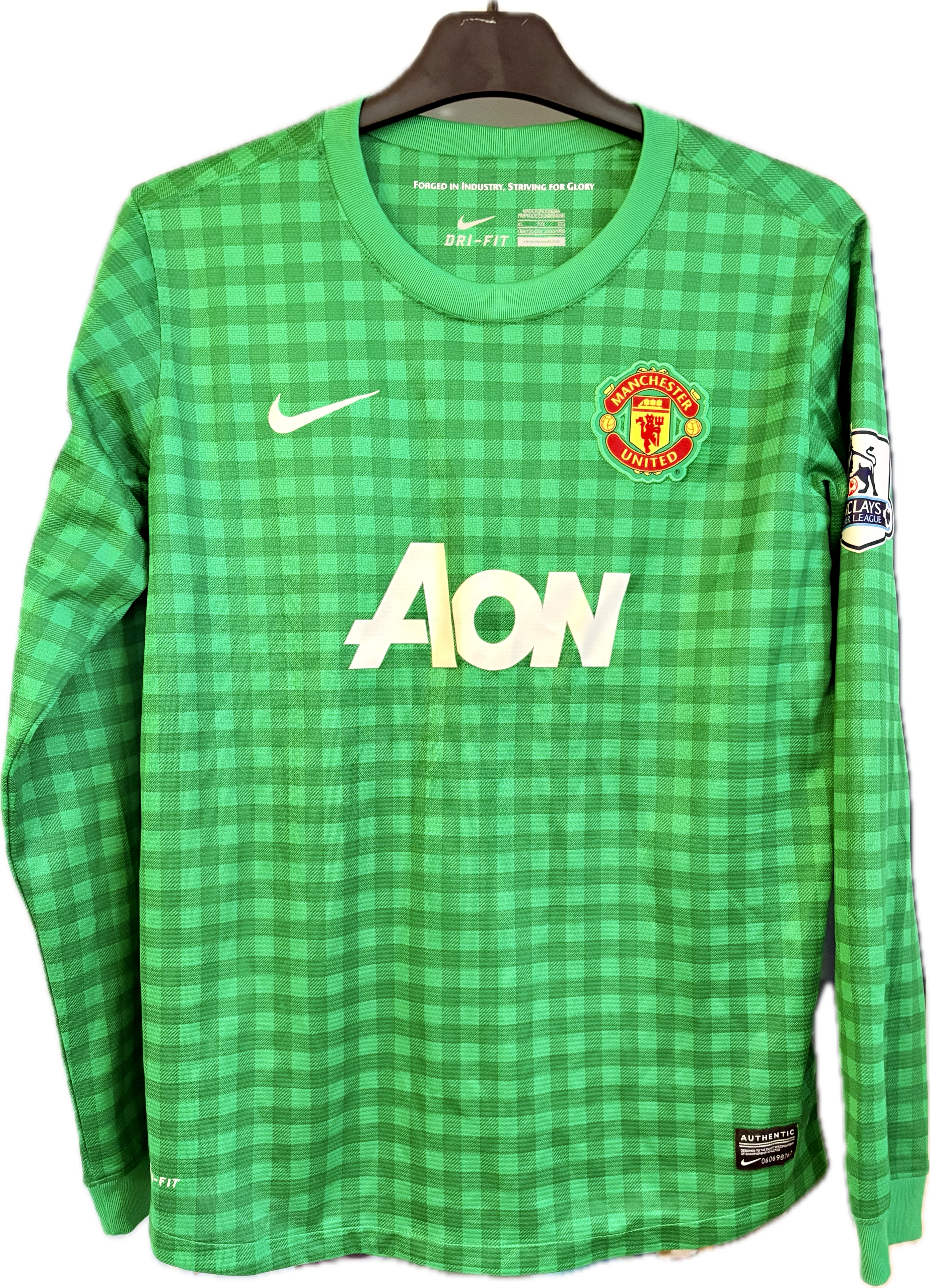 Manchester United fodboldtrøje med De Gea 2012