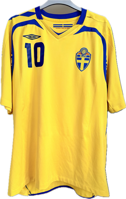 Sverige fodboldtrøje Ibrahimovic 2007