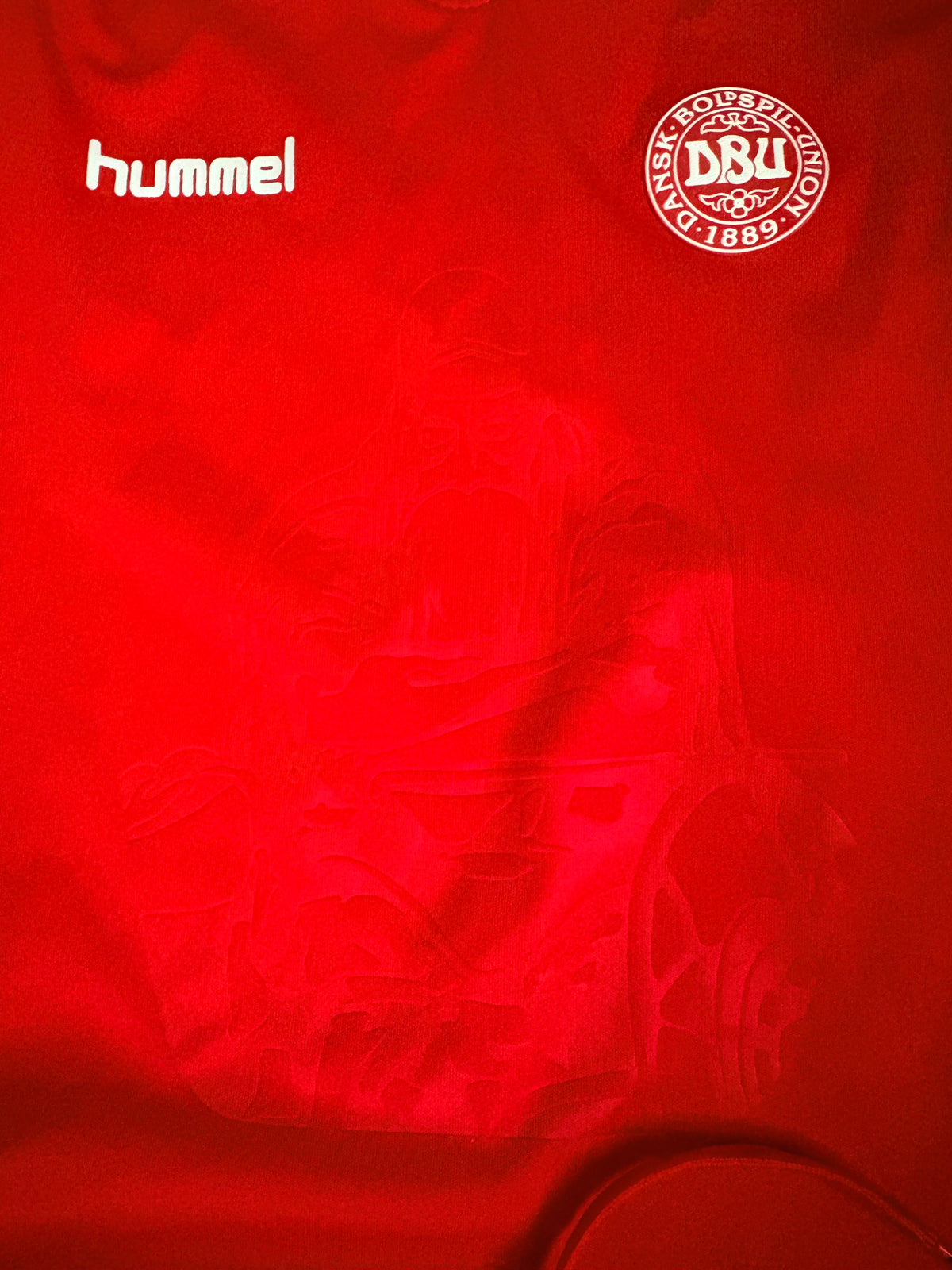 Danmark DBU fodboldsæt trøje og shorts 2016