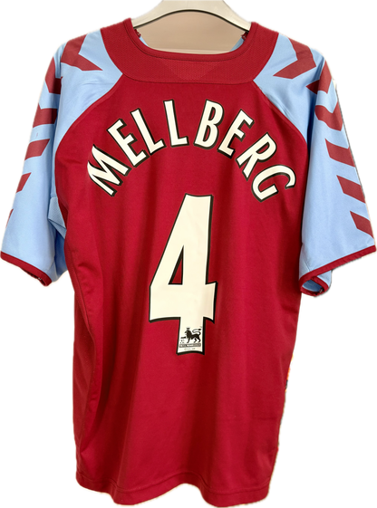 Aston Villa fodboldtrøje Olof Mellberg 2005