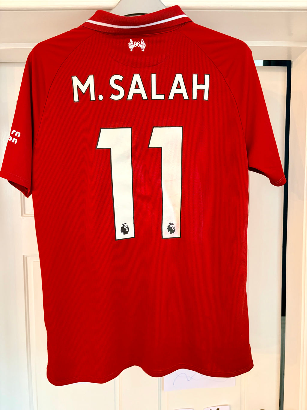 Liverpool fodboldtrøje med Salah 2018