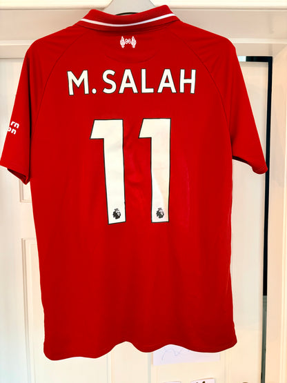 Liverpool fodboldtrøje med Salah 2018