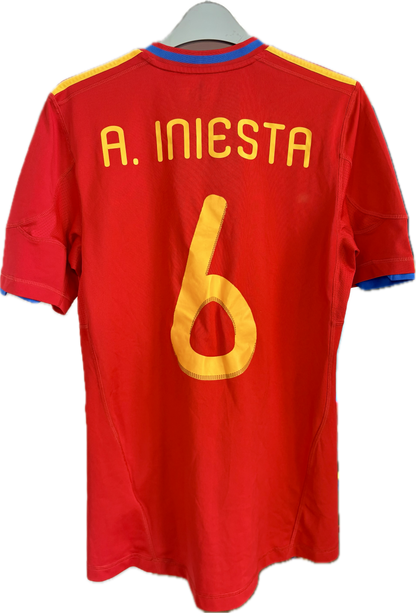 Adidas Spanien fodboldtrøje A. Iniesta 2010