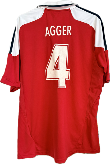 Danmark DBU fodboldtrøje 2012 Daniel Agger