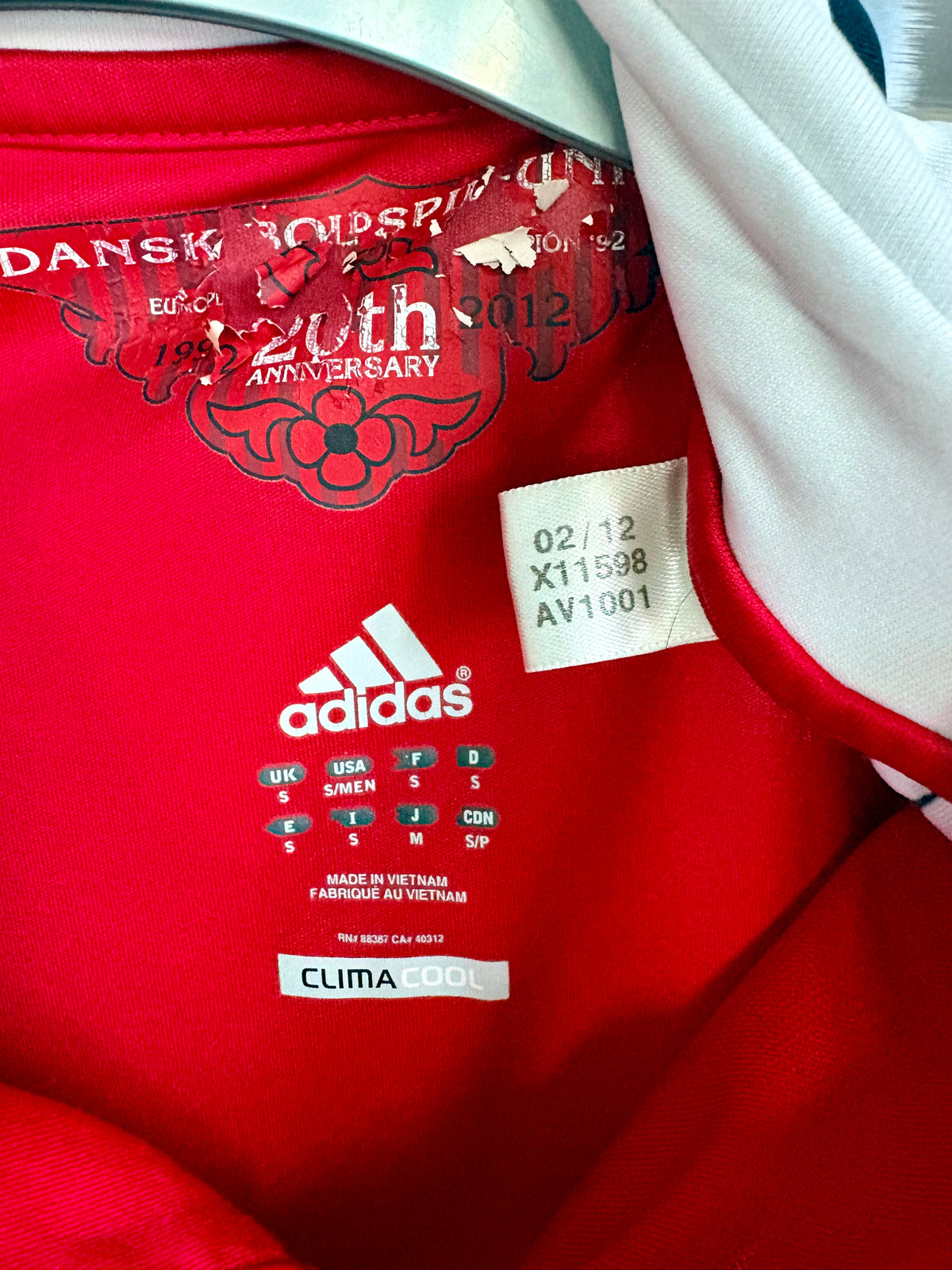Danmark DBU fodboldtrøje 2012