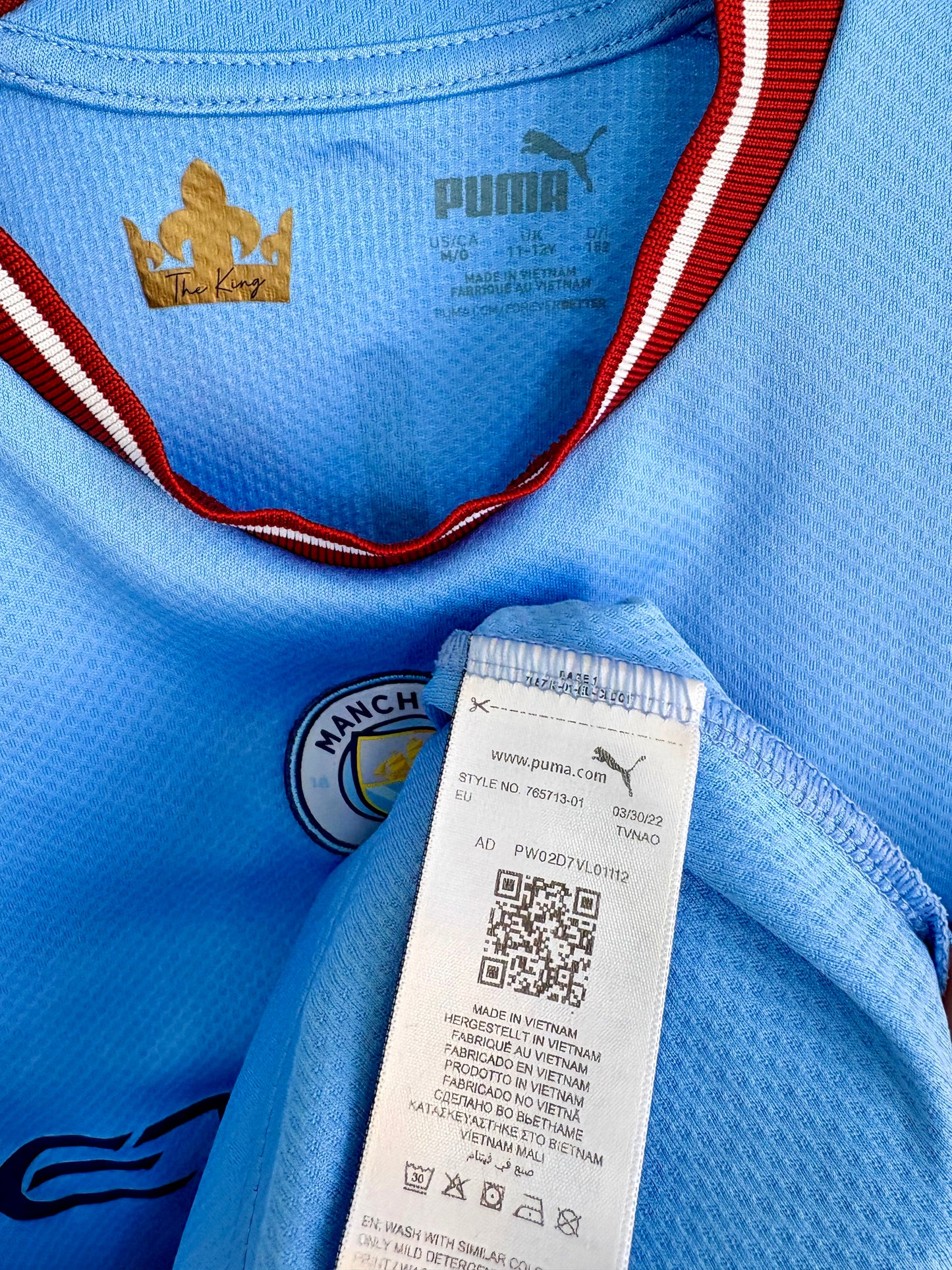 Manchester City fodboldtrøje Haaland 2022