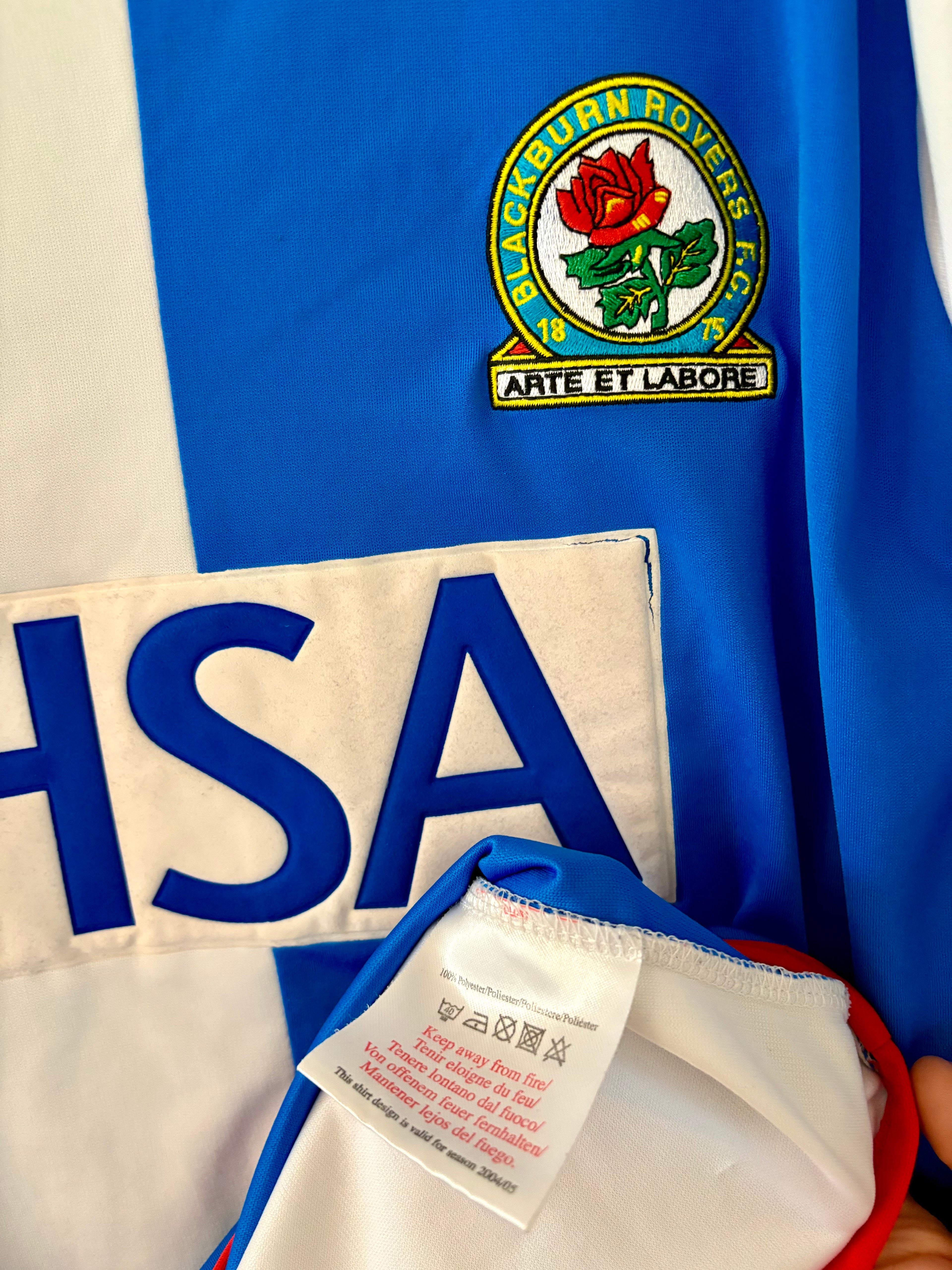 Blackburn Rovers fodboldtrøje 2004
