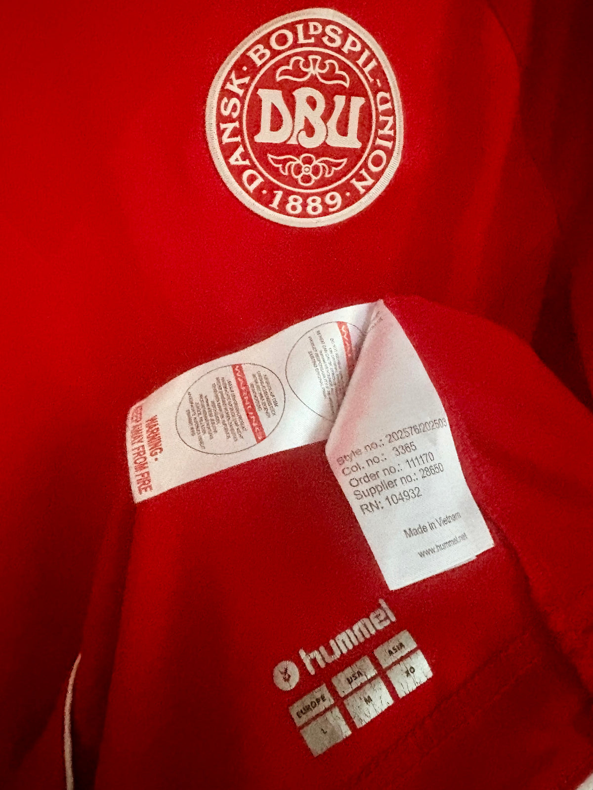 Danmark DBU fodboldtrøje 2018