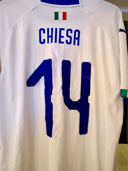 Italien 🇮🇹 fodboldtrøje Chiesa 2018