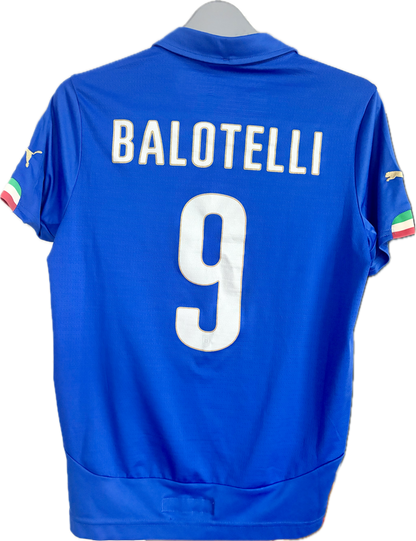 Italien landsholdstrøje / fodboldtrøje 2014 Balotelli