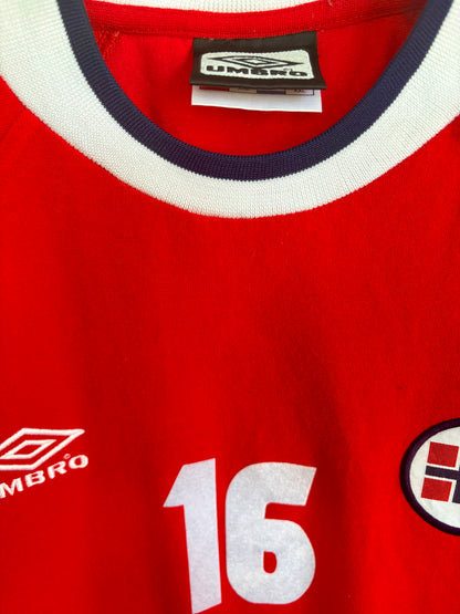Norge 🇳🇴 fodboldtrøje 2000 Dan Eggen