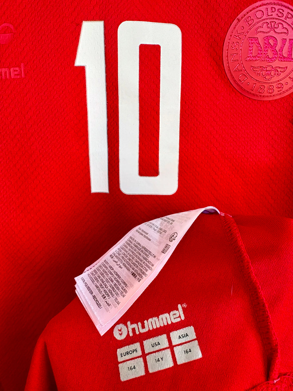 Danmark DBU fodboldtrøje Eriksen 2022