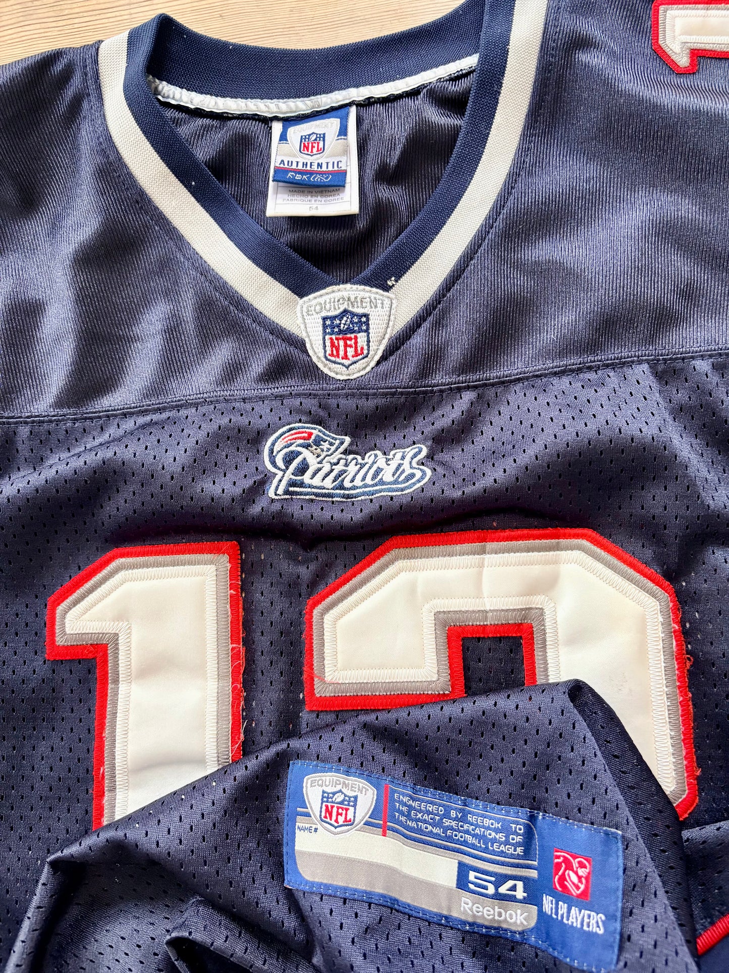 New England Patriots NFL Brady football shirt 2005