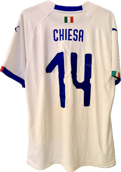 Italien 🇮🇹 fodboldtrøje Chiesa 2018
