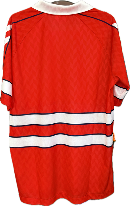 Danmark DBU fodboldtrøje 1988 retro