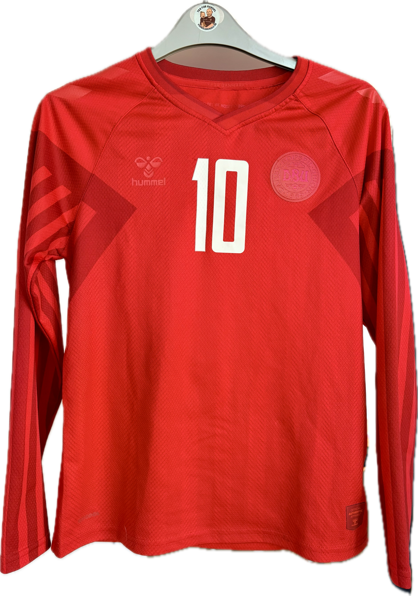 Danmark DBU fodboldtrøje Eriksen 2022 - Fodboldminder.dk