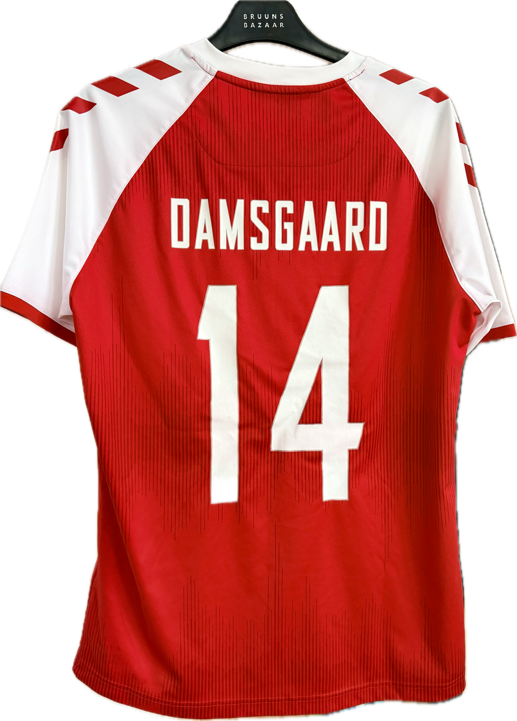 Danmark DBU fodboldtrøje med Damsgaard 2020