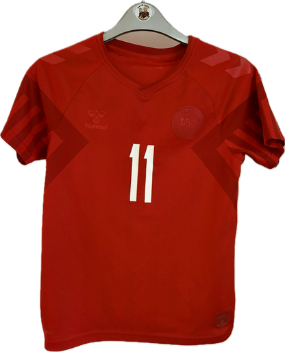 Danmark DBU fodboldtrøje 2022 – Skov Olsen