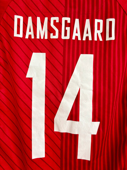 Danmark DBU fodboldtrøje 2021 Damsgaard