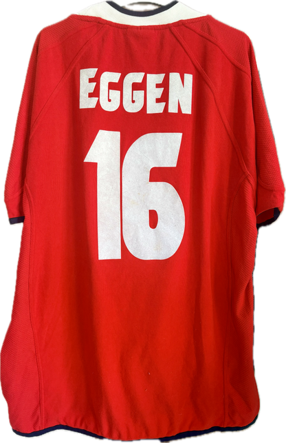 Norge 🇳🇴 fodboldtrøje 2000 Dan Eggen
