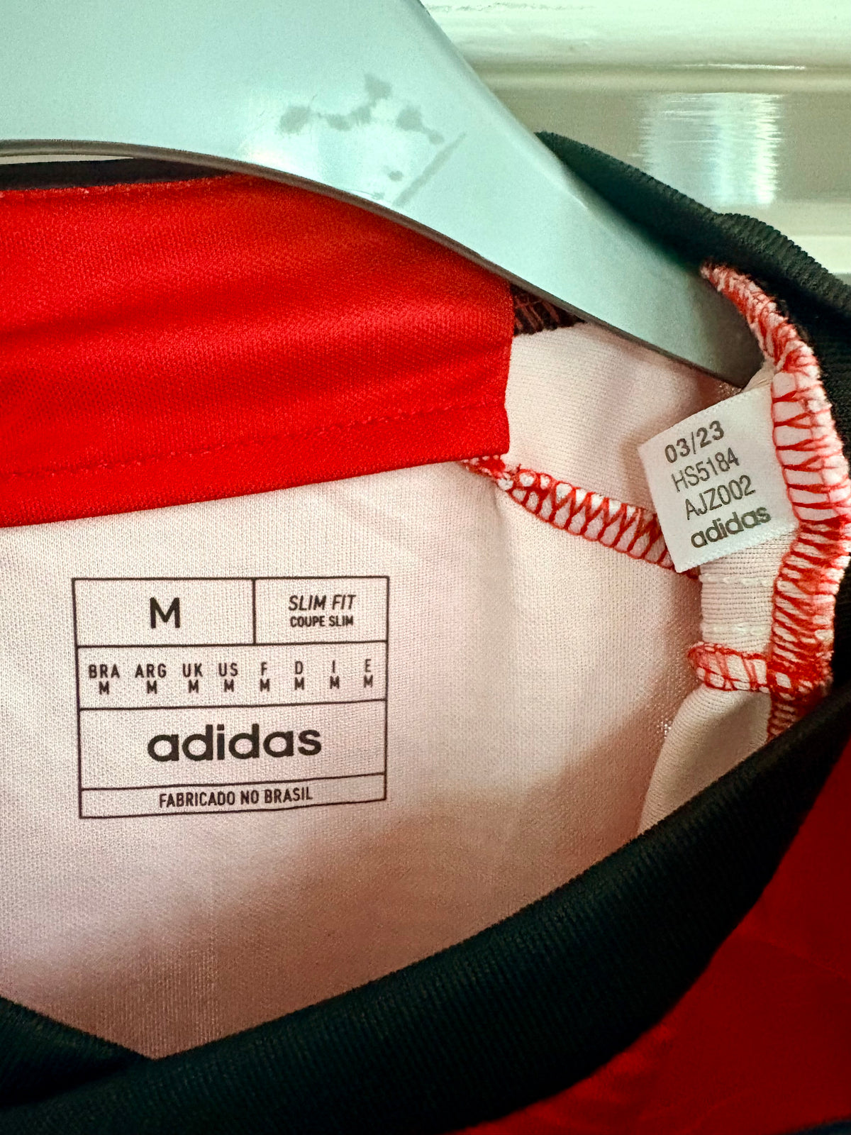 Flamengo fodboldtrøje M rød/sort slim fit