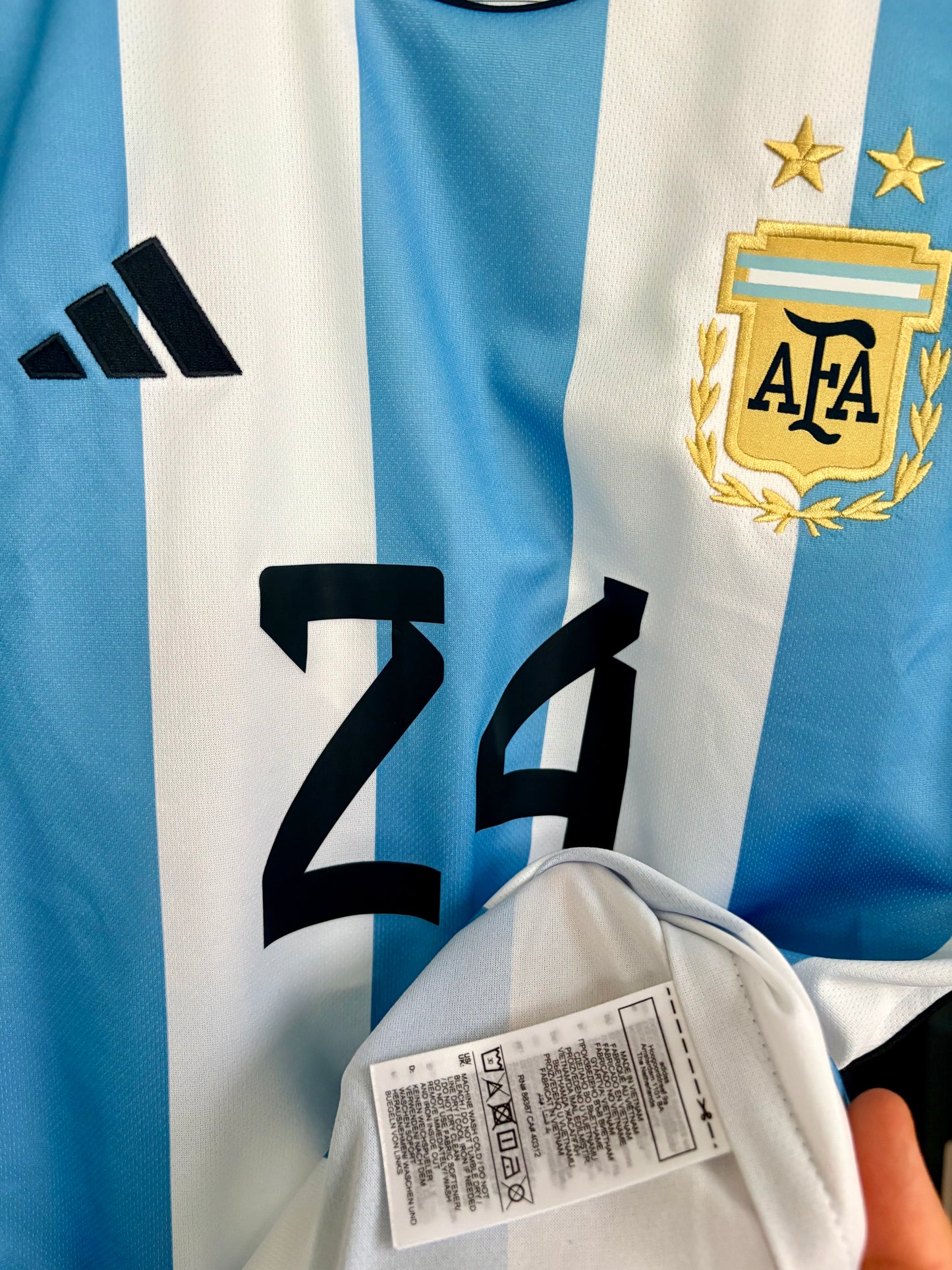 Argentina fodboldtrøje 2024/25 – Enzo Fernández #24