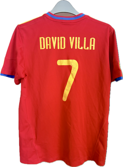 Spanien David Villa fodboldtrøje 2010