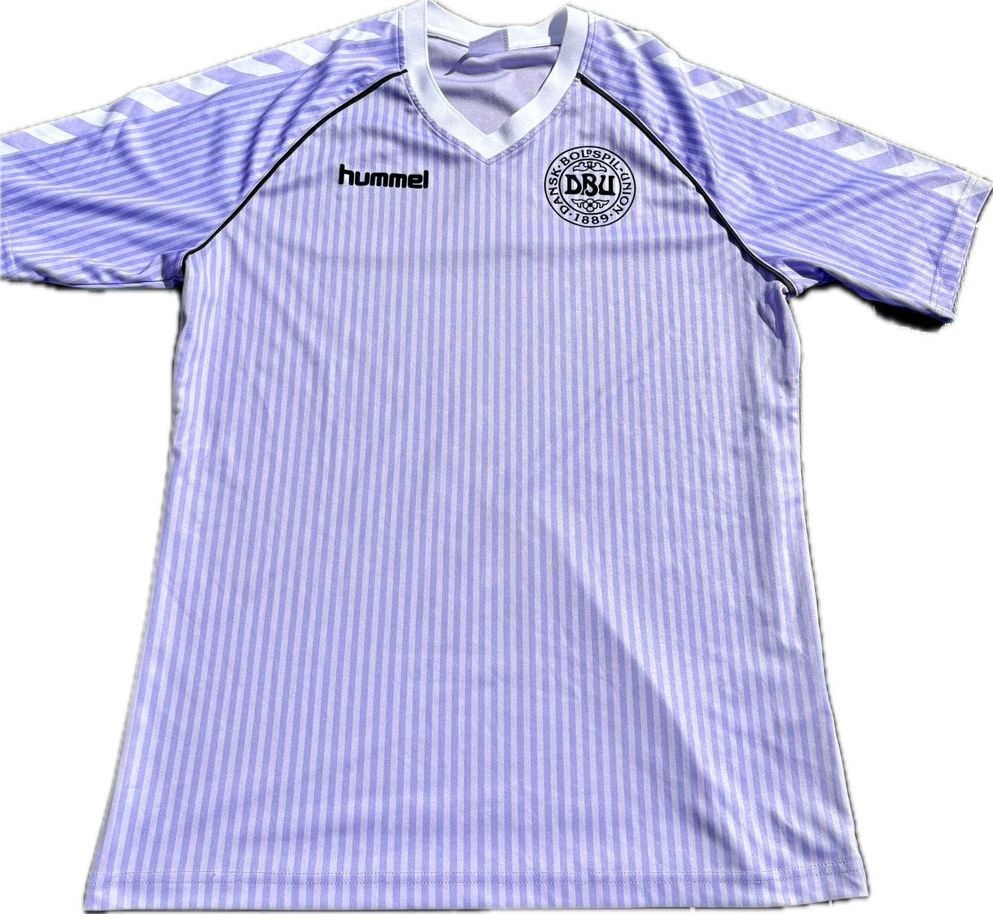 Danmark fodboldtrøje 1986 retro