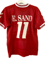 Danmark DBU fodboldtrøje 1998 med Ebbe Sand