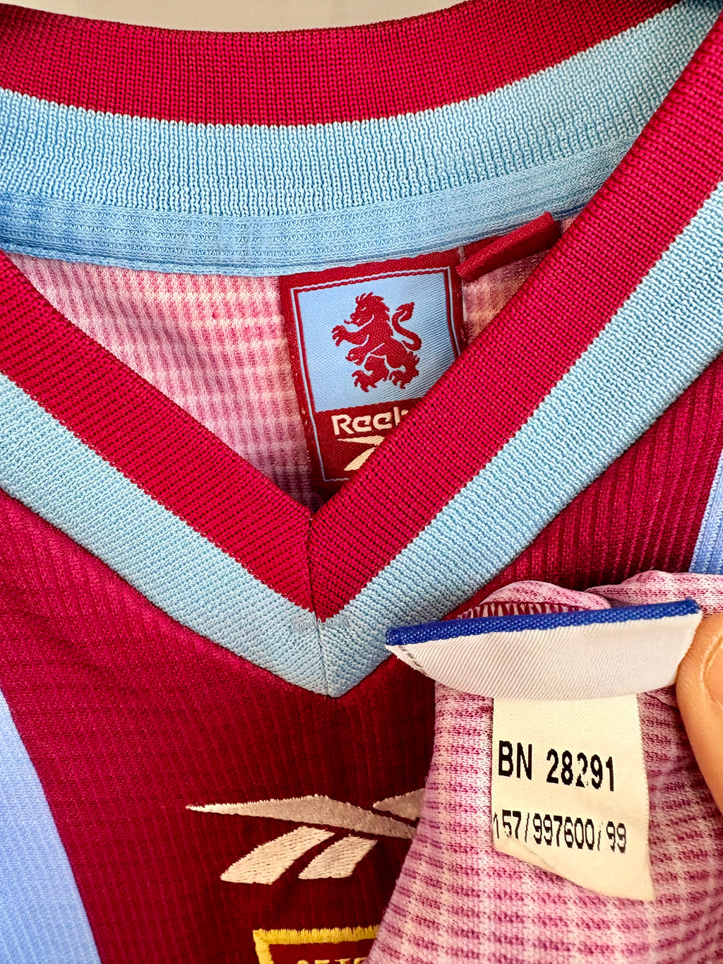 Aston Villa fodboldtrøje Boateng 1999