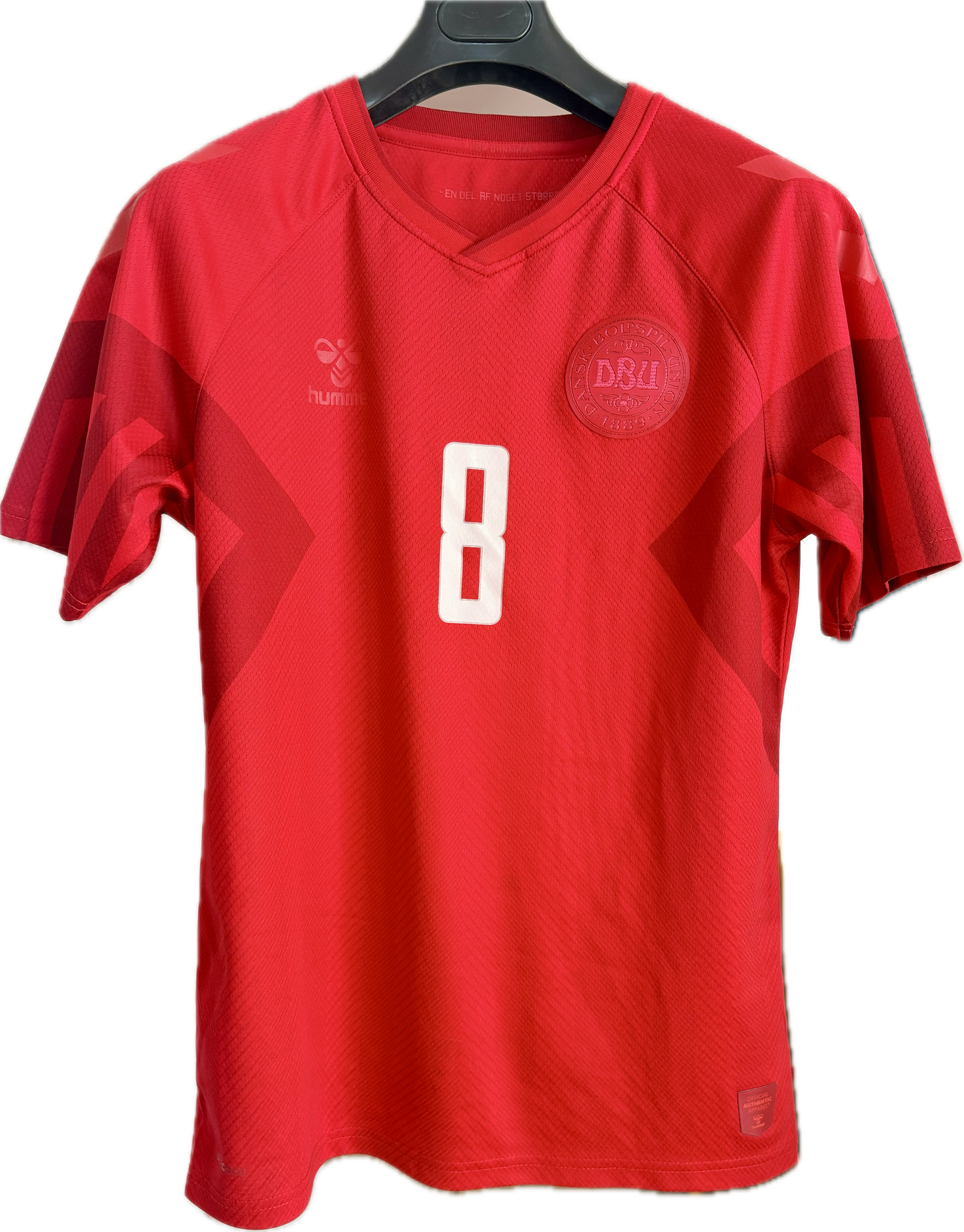 Danmark DBU fodboldtrøje 2022 Delaney 8