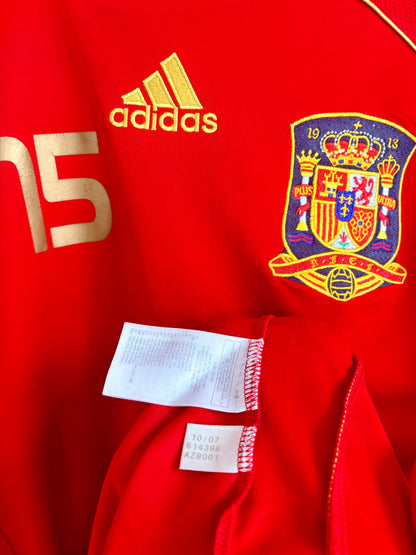 Spanien landsholdstrøje 2007 Sergio Ramos