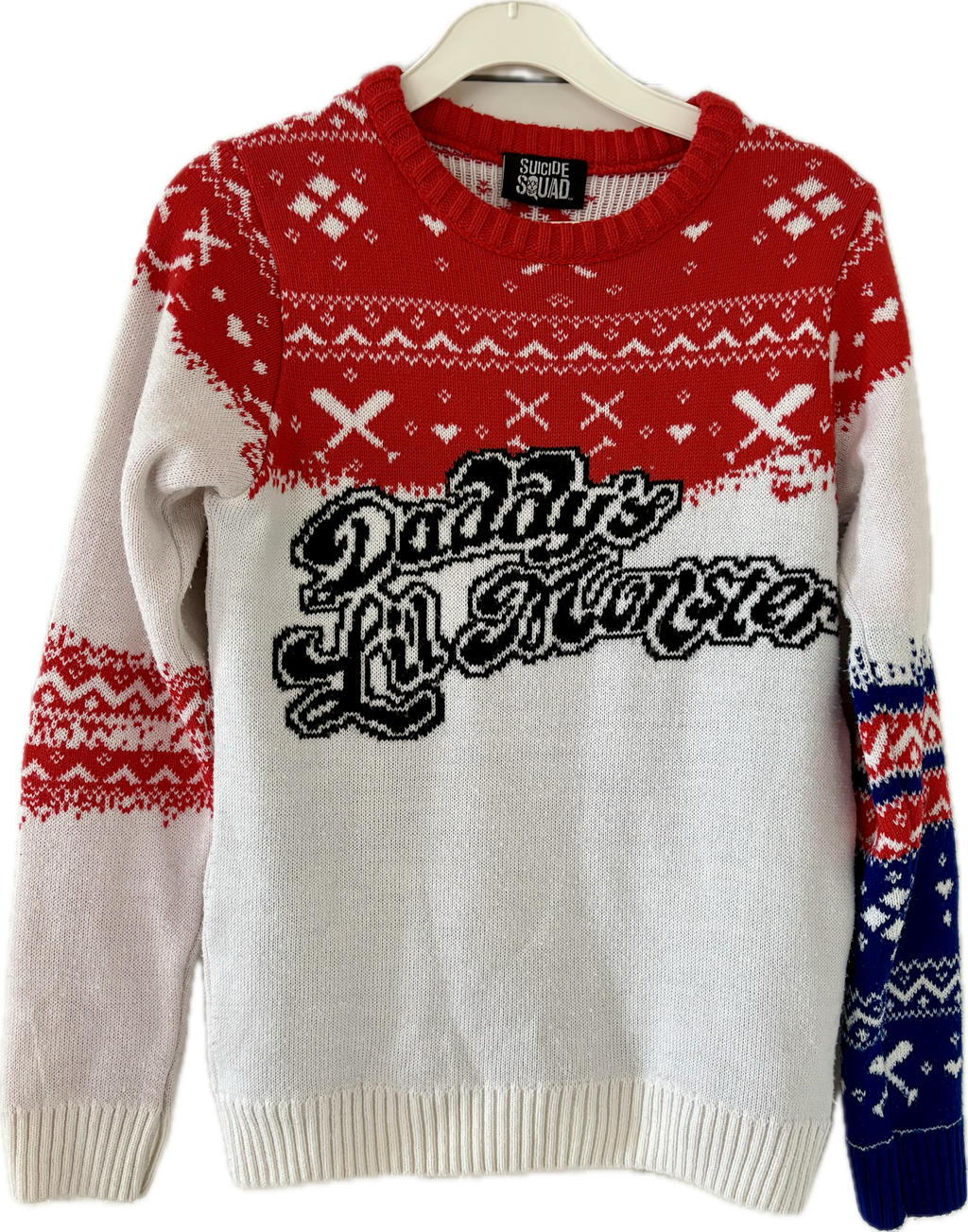 Suicide Squad “Daddy’s Lil Monster” juletrøje