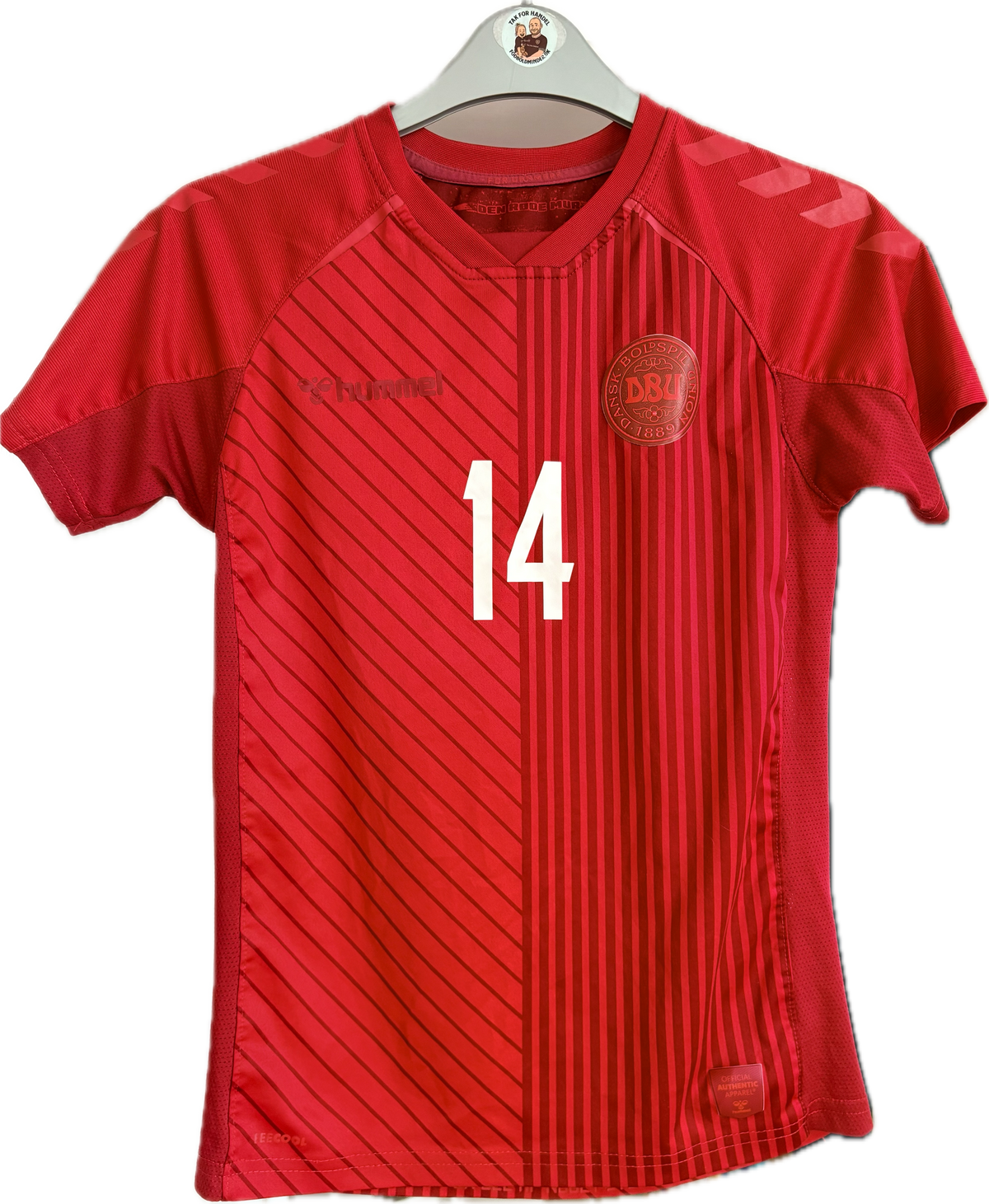 Danmark DBU fodboldtrøje 2021 Damsgaard
