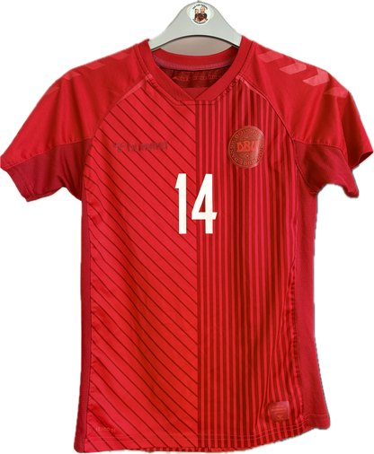 Danmark DBU fodboldtrøje 2021 Damsgaard