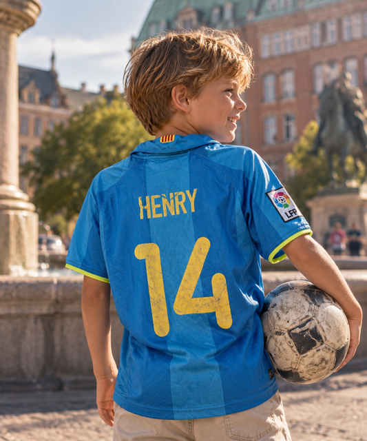 FC Barcelona fodboldtrøje 2007-08 Henry 14