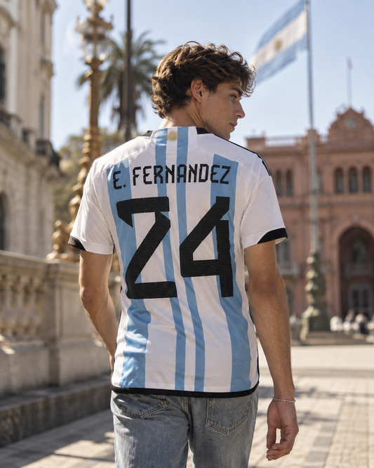 Argentina fodboldtrøje 2024/25 – Enzo Fernández #24