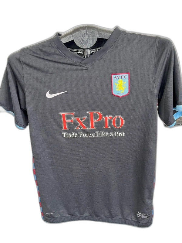 Aston Villa Signed Petrov football fodboldtrøje - Nike 2010 - 15 år / 170 cm