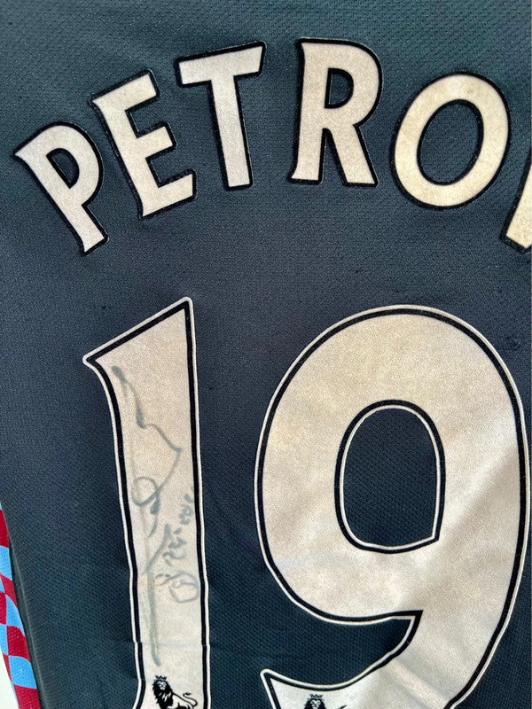 Aston Villa Signed Petrov football fodboldtrøje - Nike 2010 - 15 år / 170 cm