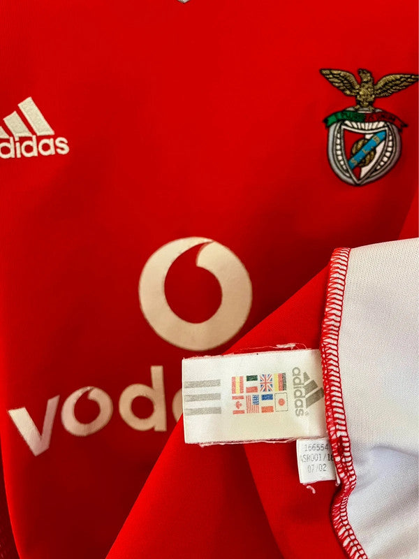 Benfica football fodboldtrøje - Adidas 2002 - XL