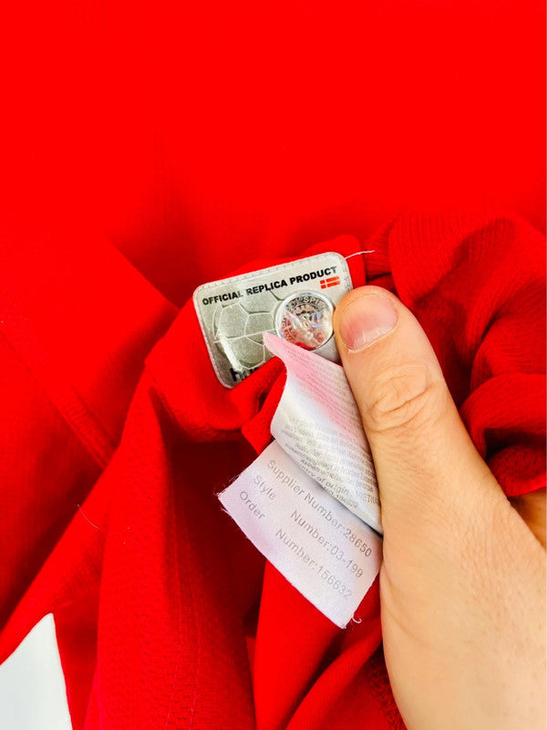 DBU Denmark fodboldtrøje - Hummel 2003 - L